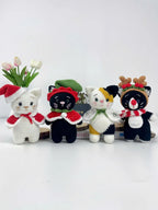 Amigurumi Christmas Cat Crochet Pattern Bundle, Holiday Decor (PDF Download)