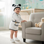 Personalized Crochet Baby Outfit, Animal Romper Set with Hat and Booties, Newborn Photo Prop