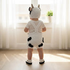 Personalized Crochet Baby Animal Outfit, Sheep Bunny or Cow Romper Set with Hat and Booties, Newborn Photo Prop, Baby Shower Gift