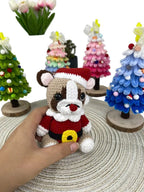 Santa Pug Crochet Pattern, Amigurumi Christmas Dog (PDF)