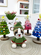 Elf Pug Crochet Pattern, Easy Christmas Dog Amigurumi (PDF)
