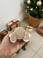 Reindeer Pug Crochet Pattern, Christmas Dog Amigurumi (PDF)