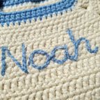 Crochet Baby Outfit Set, Bunny Sweater, Blue Pants, Bear Ear Hat and Booties, Newborn Photo Prop, Coming Home Outfit, Baby Shower Gift
