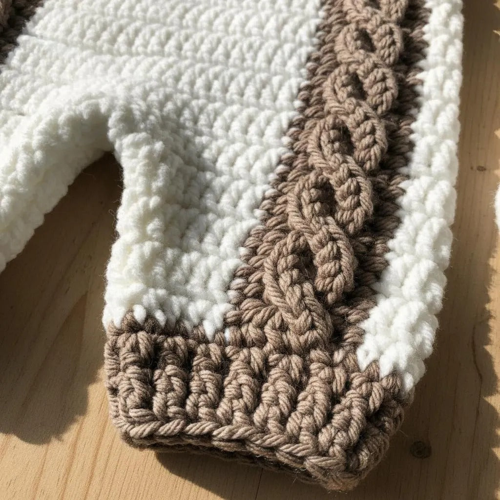 Crochet Teddy Bear Baby Outfit, Handmade Romper Hat & Booties Set, Newborn Coming Home Outfit, Baby Shower Gift