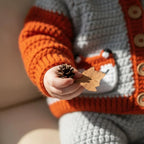 Crochet Fox Baby Outfit Set, Hooded Cardigan and Pants with Tail, Woodland Newborn Photo Prop, Baby Halloween Costume, Baby Shower Gift