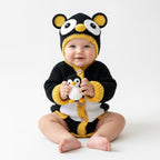 Crochet Penguin Baby Romper, Handmade Hooded Costume, Newborn Photo Prop, Baby’s First Halloween Outfit, Winter Baby Gift