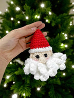 Holiday Crochet Keychain Patterns – Santa, Reindeer, Snowman, Elf (PDF Pattern)