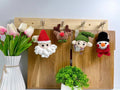 Holiday Crochet Keychain Patterns – Santa, Reindeer, Snowman, Elf (PDF Pattern)