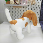 Basset Hound Crochet Pattern, Easy Amigurumi Puppy (PDF)