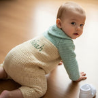 Crochet Dinosaur Baby Romper Set, Mint Green Stegosaurus Outfit with Booties, Newborn Photo Prop, Coming Home Outfit, Baby Shower Gift