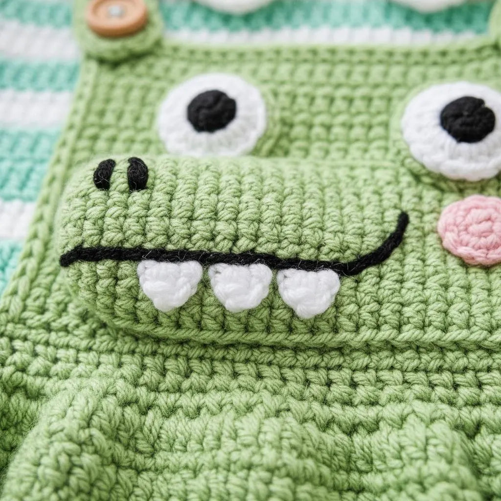 Crochet Dinosaur Baby Outfit, Handmade Green Dino Romper and Striped Shirt, Newborn Photo Prop, Coming Home Outfit, Baby Shower Gift
