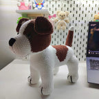 Jack Russell Crochet Pattern, Amigurumi Dog PDF, Easy Crochet Pattern for Beginners