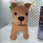 Staffordshire Bull Terrier Crochet Pattern, Easy Amigurumi Dog (PDF)