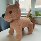 Staffordshire Bull Terrier Crochet Pattern, Easy Amigurumi Dog (PDF)