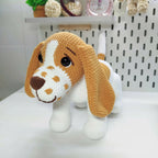 Basset Hound Crochet Pattern, Easy Amigurumi Puppy (PDF)
