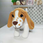 Basset Hound Crochet Pattern, Easy Amigurumi Puppy (PDF)