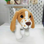 Basset Hound Crochet Pattern, Easy Amigurumi Puppy (PDF)