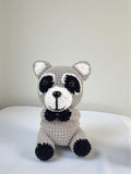 Crochet Raccoon Amigurumi Pattern, Plush Woodland Animal (PDF Pattern)