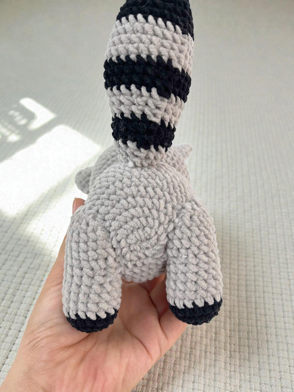 Crochet Raccoon Amigurumi Pattern, Plush Woodland Animal (PDF Pattern)