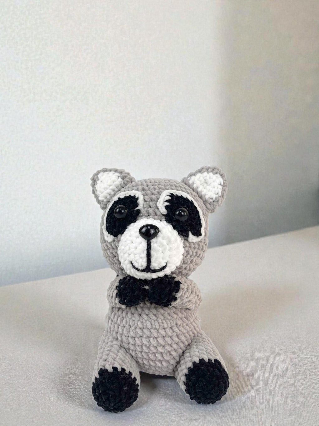 Crochet Raccoon Amigurumi Pattern, Plush Woodland Animal (PDF Pattern)