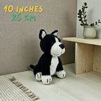 Dog Amigurumi Crochet Pattern, Black and White Dog Crochet Patterns, Easy Beginner PDF