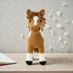 American Paint Horse Crochet Pattern, Easy Beginner Amigurumi (PDF Pattern)