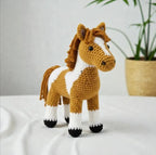Amigurumi Horse Crochet Pattern Bundle, Beginner Animal Set (PDF Pattern)