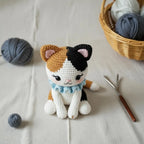 Calico Cat Amigurumi Crochet Pattern, Beginner Friendly (PDF Pattern)