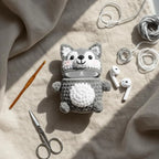 Dog AirPods Pro Crochet Case Patterns Bundle, Puppy Amigurumi Set (PDF Pattern)