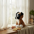 Amigurumi Boxer Dog Crochet Pattern, Puppy Plush Toy (PDF Pattern)