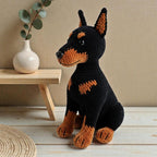 Doberman Dog Crochet Pattern, Easy Beginner Amigurumi (PDF Pattern)