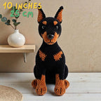 Doberman Dog Crochet Pattern, Easy Beginner Amigurumi (PDF Pattern)
