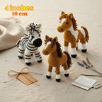 Amigurumi Horse Crochet Pattern Bundle, Beginner Animal Set (PDF Pattern)