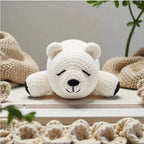 Beginner Crochet Polar Bear Amigurumi Pattern, Easy Plush (PDF 5 Languages)