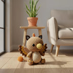 Griffin Amigurumi Crochet Pattern, Fantasy Creature Plush (PDF 5 Languages)