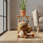 Griffin Amigurumi Crochet Pattern, Fantasy Creature Plush (PDF 5 Languages)