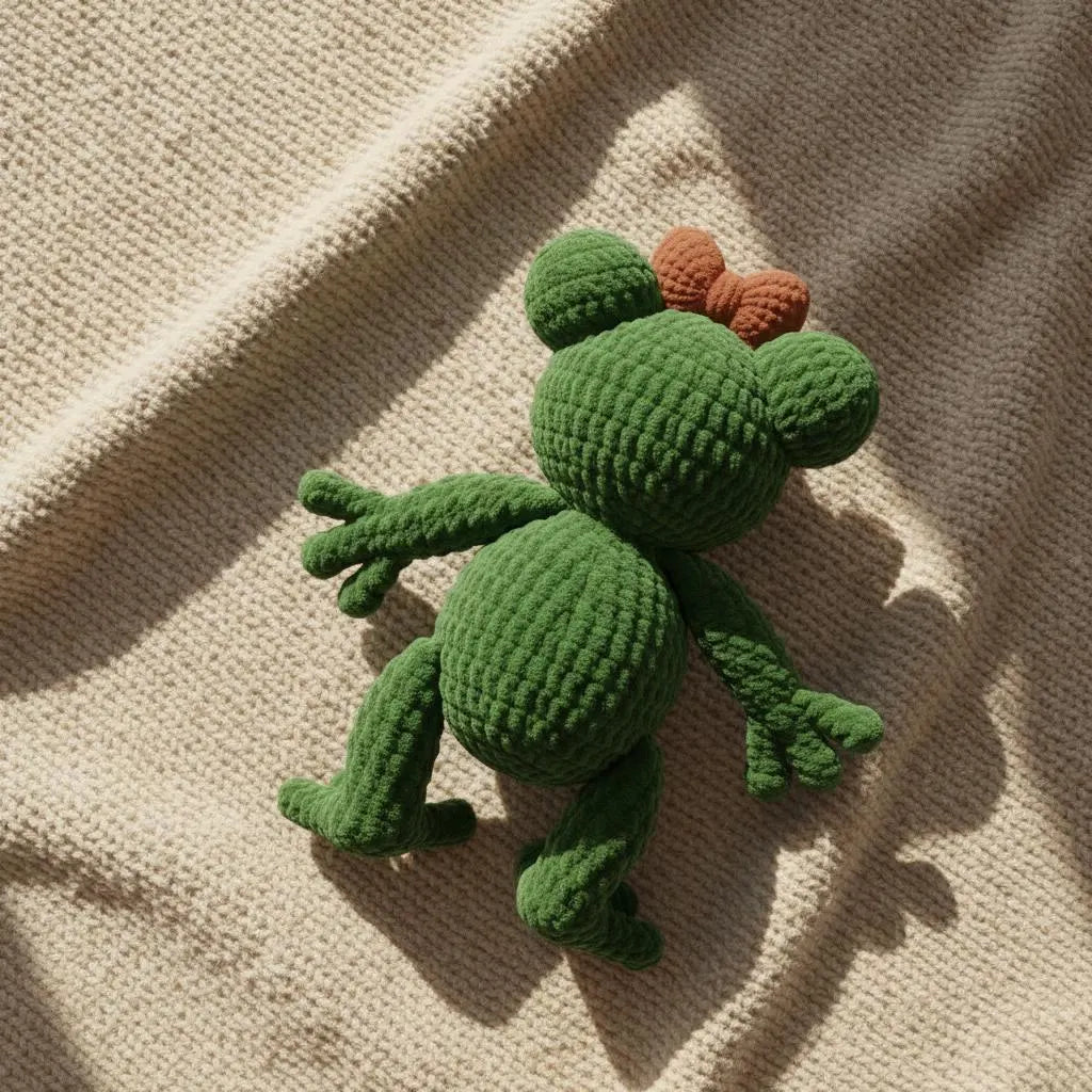 Crochet Frog Plush Pattern – Beginner Friendly Amigurumi (PDF Pattern)