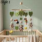 Handmade Jungle Baby Mobile, Safari Nursery Decor