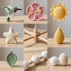 Hummingbird Baby Mobile, Crochet Flower Bird Crib Mobile