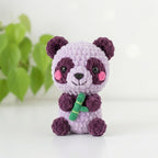 Mini Panda with Bamboo Amigurumi Pattern