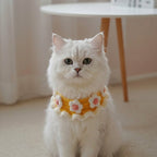 Dog Collar Crochet Pattern, Daisy Flower Pet Collar PDF Tutorial, Cute Puppy Accessory Handmade Gift