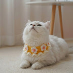 Dog Collar Crochet Pattern, Daisy Flower Pet Collar PDF Tutorial, Cute Puppy Accessory Handmade Gift