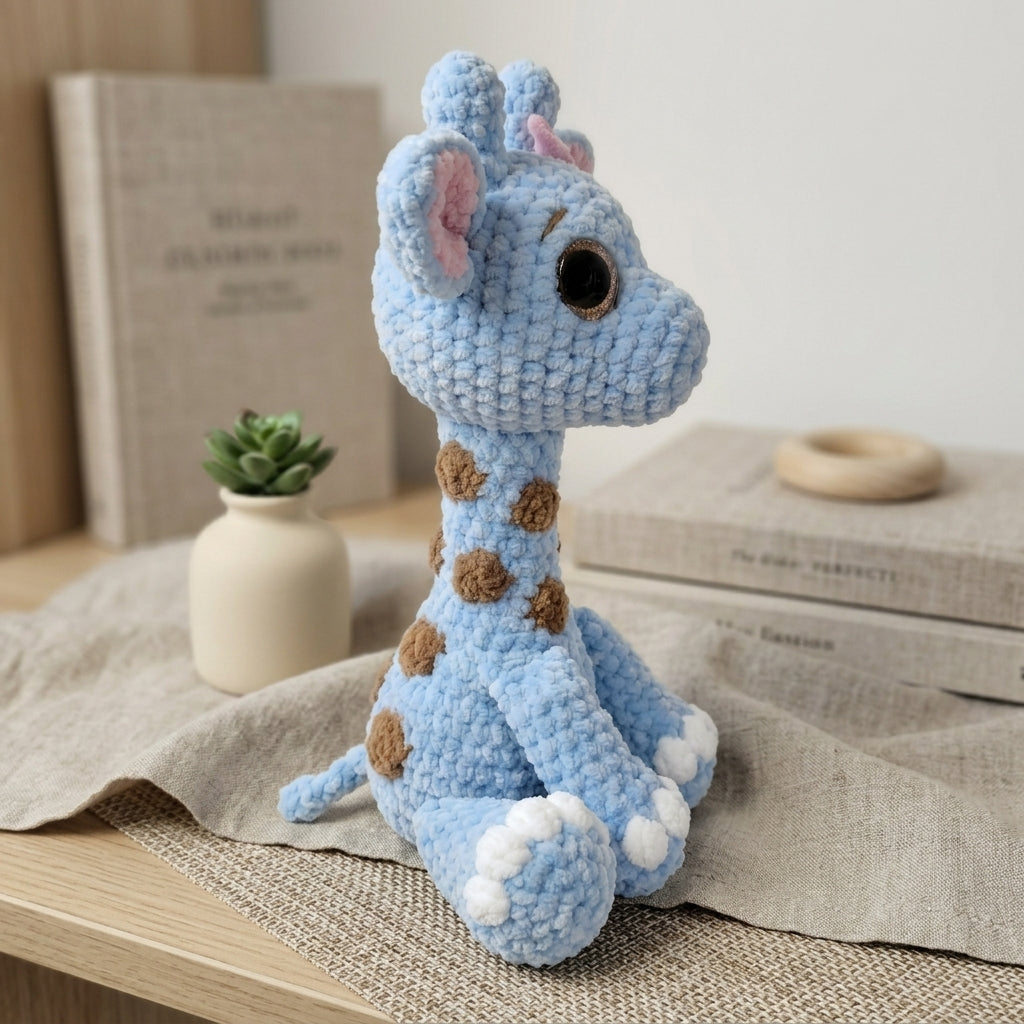 Giraffe Crochet Pattern, Sky Giraffe Crochet Pattern, Kawaii Plush Giraffe Amigurumi