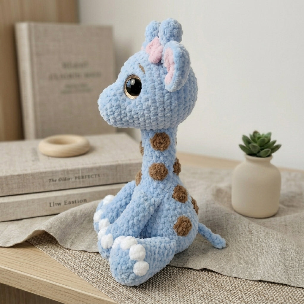 Giraffe Crochet Pattern, Sky Giraffe Crochet Pattern, Kawaii Plush Giraffe Amigurumi