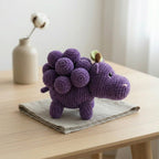 Hippo Crochet Pattern, Grape Amigurumi Pattern, Purple Grape Hippo Crochet Pattern
