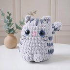Cat Crochet Pattern Bundle, Chonky Kitten Amigurumi PDF, Free Gift