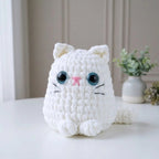 Cat Crochet Pattern Bundle, Chonky Kitten Amigurumi PDF, Free Gift