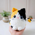 Cat Crochet Pattern Bundle, Chonky Kitten Amigurumi PDF, Free Gift