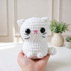 Cat Crochet Pattern Bundle, Chonky Kitten Amigurumi PDF, Free Gift