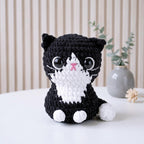 Cat Crochet Pattern Bundle, Chonky Kitten Amigurumi PDF, Free Gift